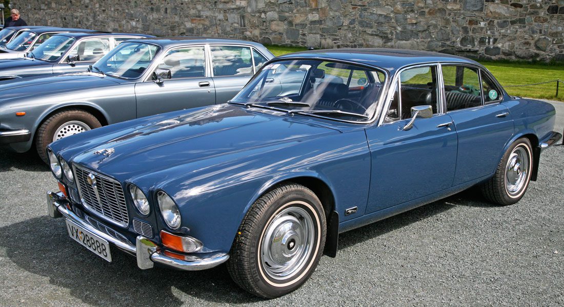 Jaguar XJ6 Serie 1, utropt til verdens vakreste Saloon ved lanseringen i 1969.